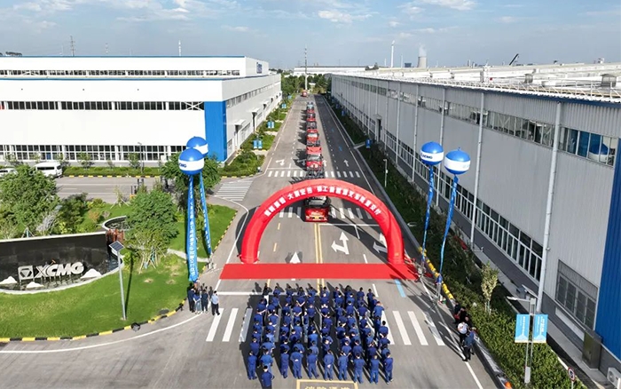 發車！100+徐工新能源電動叉車盛大交付