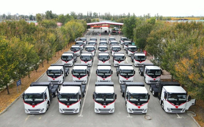 脫碳“換”綠進行時！徐工新能源重卡批量交付西北