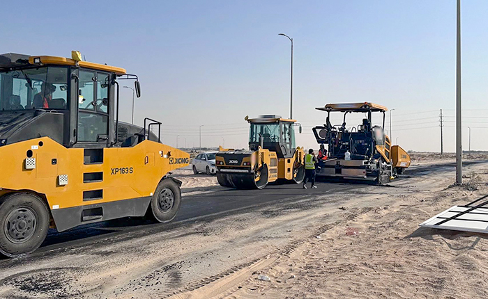 徐工成套化道路設備助力沙特2030愿景！
