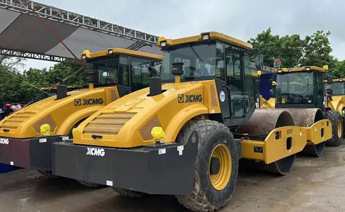 徐工力量助力東南亞基建浪潮-越南北部產業園道路建設