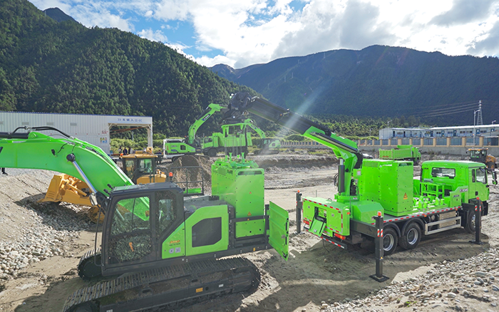 工程補能總卡殼？徐工移動換電車讓設備8分鐘滿電復工