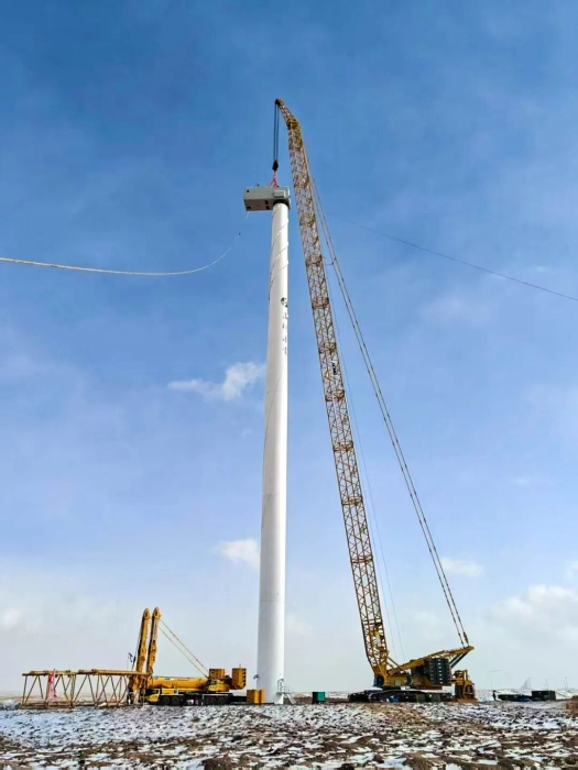 階段任務(wù)圓滿(mǎn)完成！XLC18000M一口氣拿下20臺(tái)風(fēng)機(jī)，為綠色地球加油~