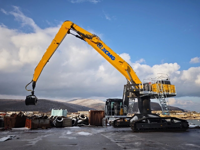 【工程特種兵】港口建設新寵兒！徐工XE850M抓料機上新！