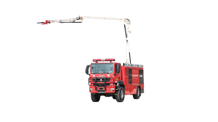 化學隔離帶開辟消防車