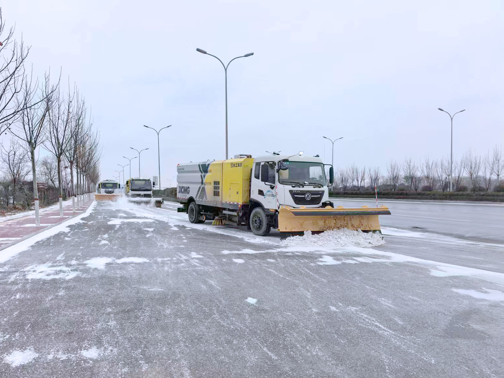 徐工除雪設備在山東 | 雪季無憂，暢行齊魯