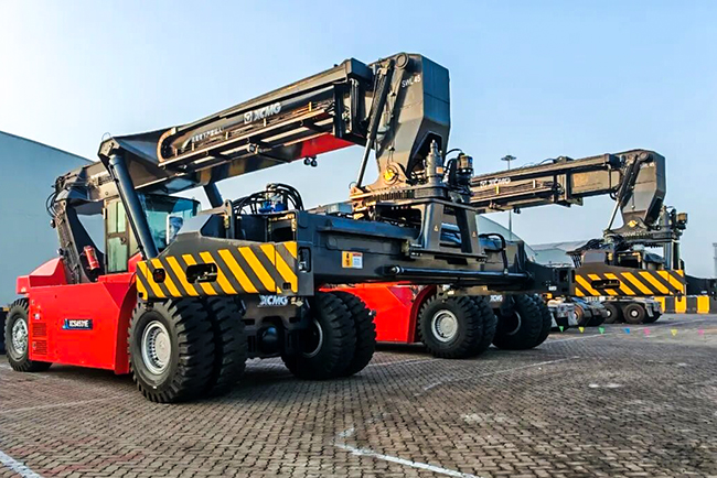 碼頭來了徐工“大家伙”！件雜貨作業再添綠色動能