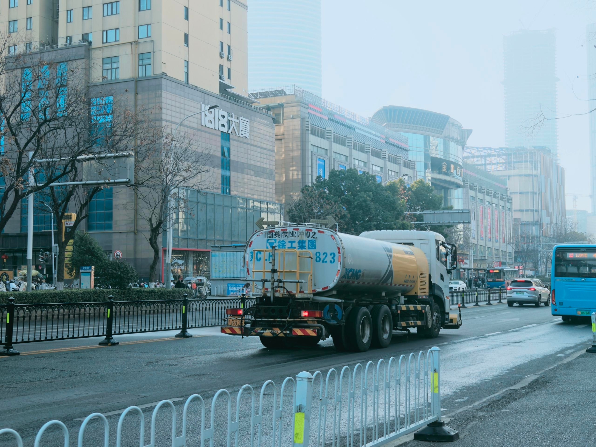 徐工高壓清洗車助力家鄉綠水青山