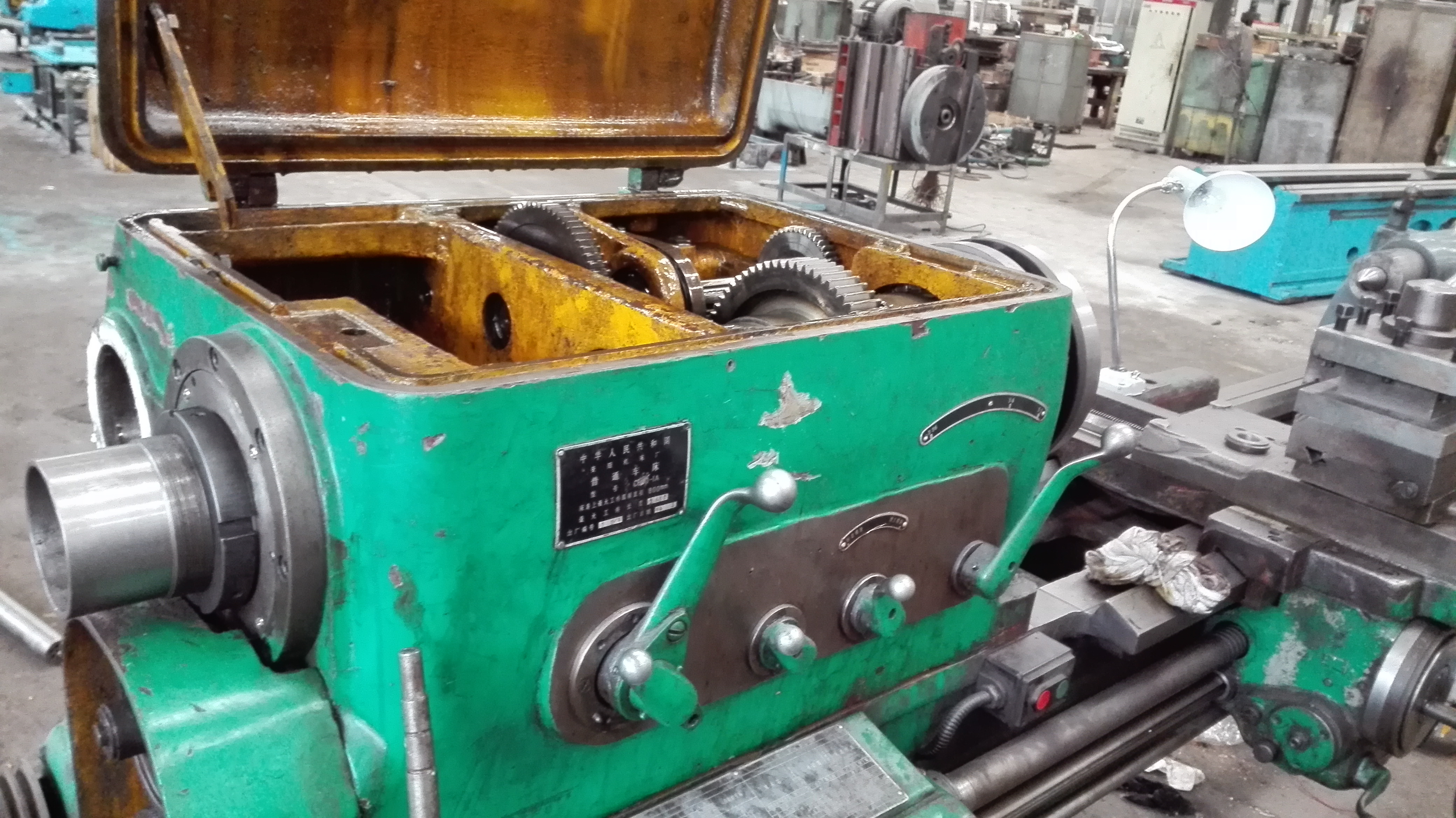 C630車床加大主軸改造